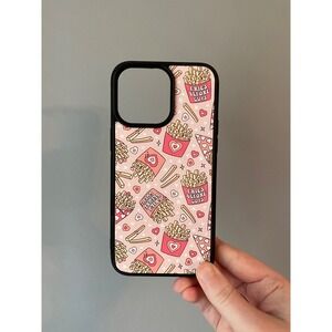 Phone Case Unisex iPhone 15 Pro Max Pink Fries Before Guys Graphic Pattern